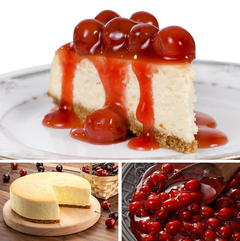 Cherry- Plant-Based Cheesecake